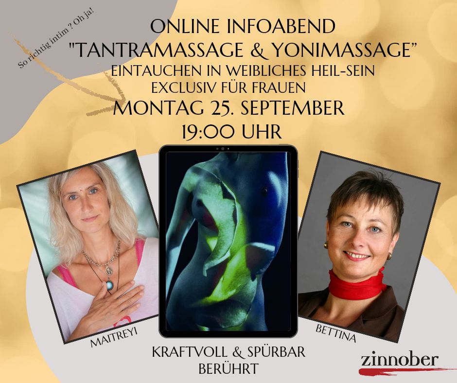 Online Infoabend Tantramassagekursen Frauen Online Infoabend Zinnoberschule